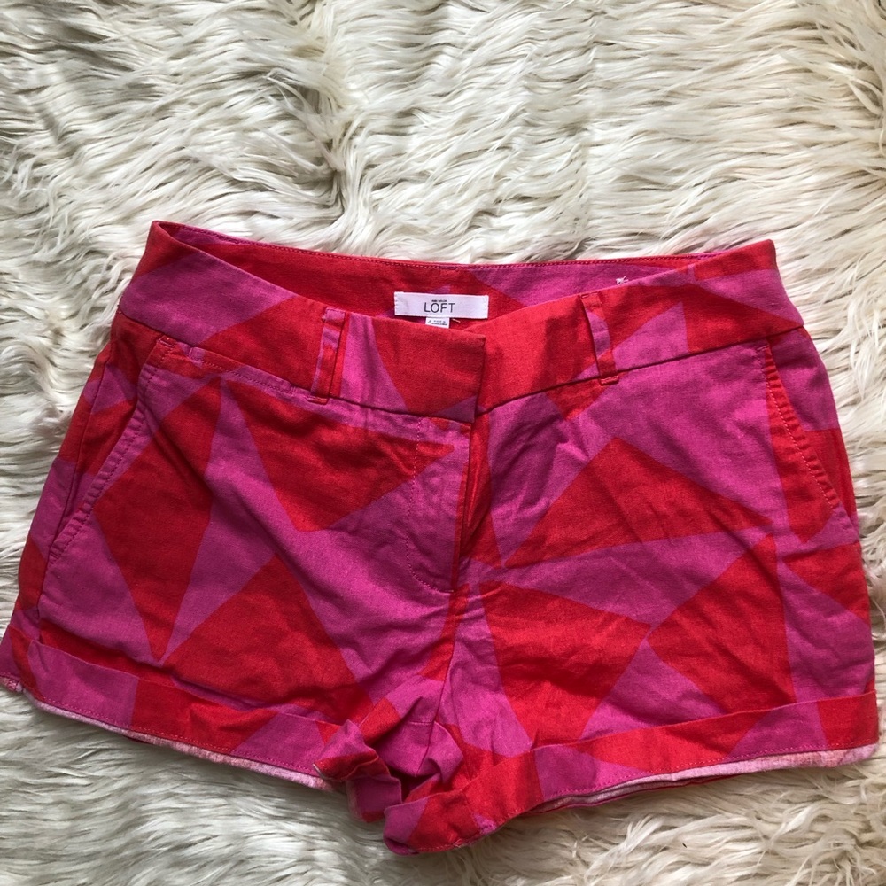 Loft Rivera Pink Shorts Sz 4